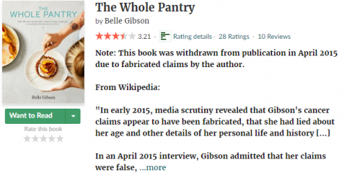the whole pantry belle gibson goodreads