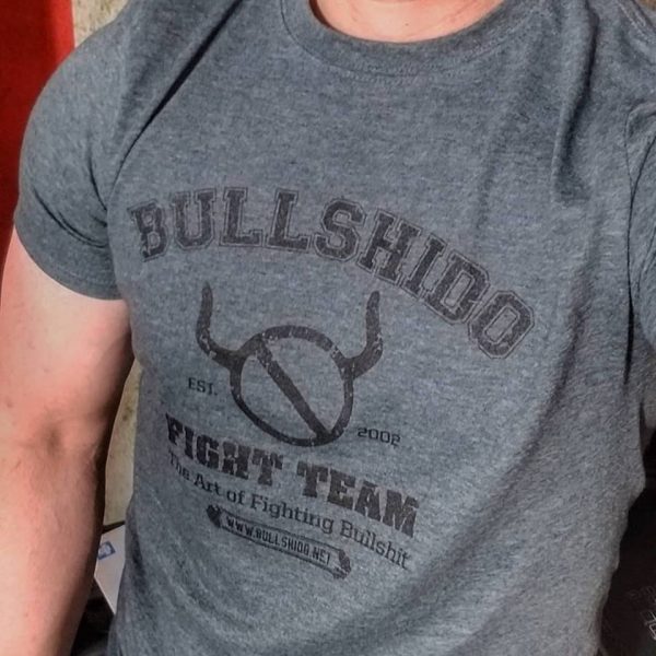 Phrost, wearing the Bullshido Gym Shirt